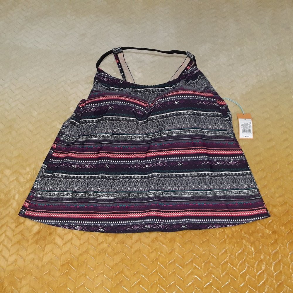 Women's Kona Sol Tankini Swim Top Size 1X. NWT $Retail $30.00.